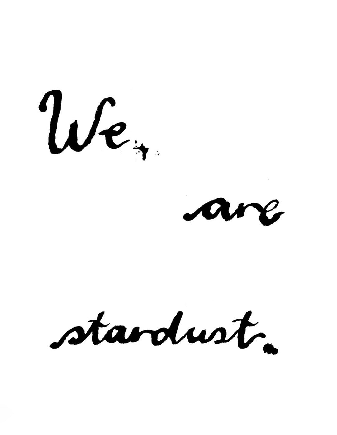 we are stardust
