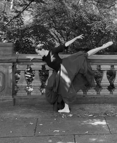 dancing in the park