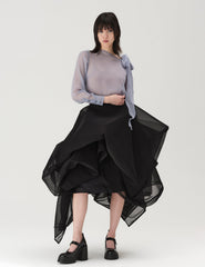 lavender blouse | morgane le fay